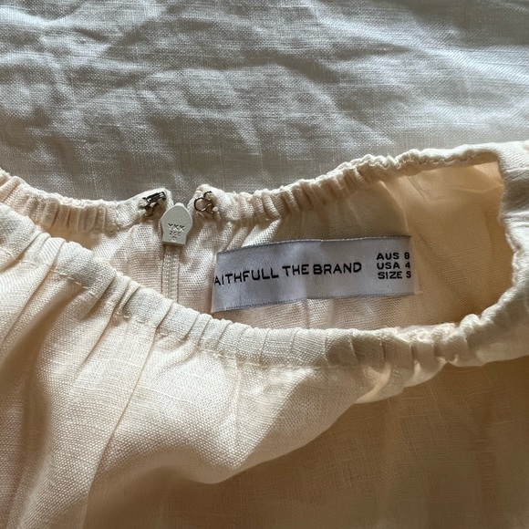 Faithfull the Brand Las Flores Linen Dress - Picture 6 of 6